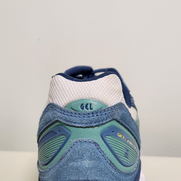 ASICS Blue and White Running Shoes - Picture 4 of 9